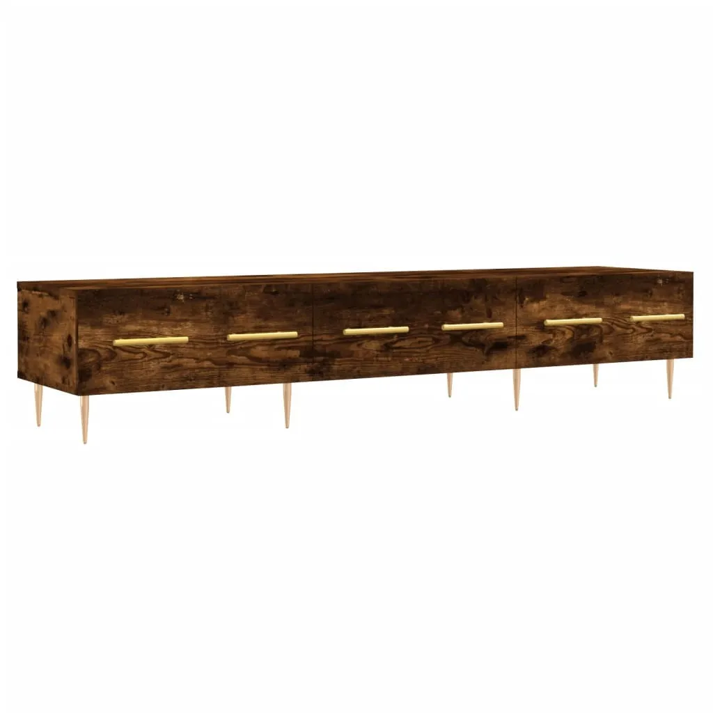 Porta TV SYFAX™ Rovere Fumo 150 cm | Mobile TV Design Soggiorno