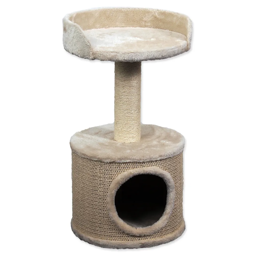 Arbre à chat 66 cm Magic Cat Laura en peluche douce et sisal naturel