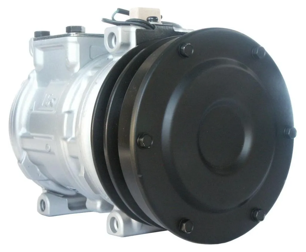 Compresseur climatisation 12V Bosch pour John Deere - Diamètre 132mm
