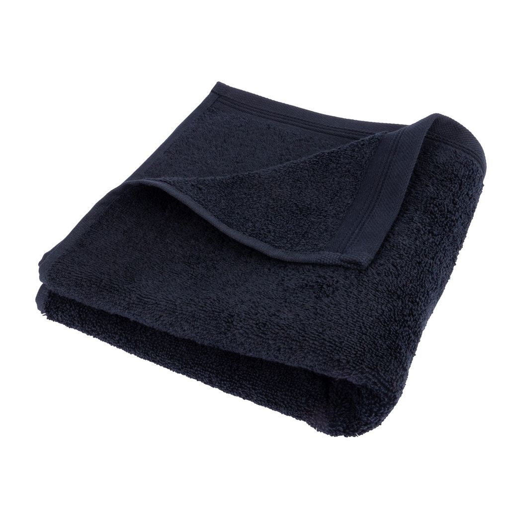 Traumschloss Frottier-Line Badetuch 100 x 150 cm schwarz Flauschig weich & angenehm zur Haut