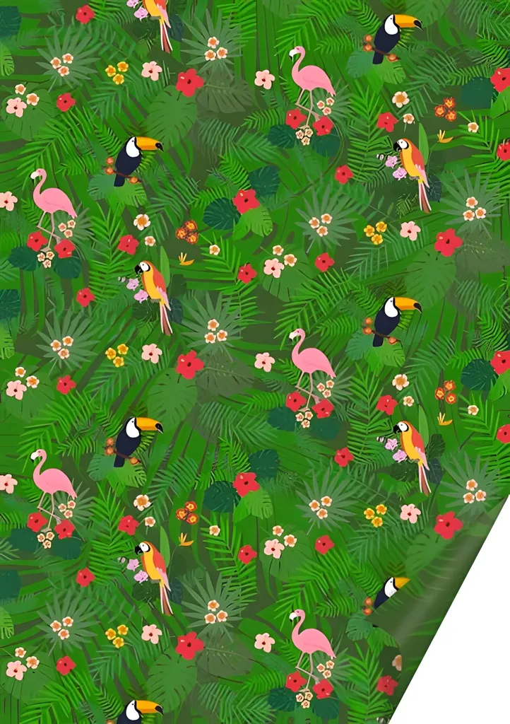 Heyda 204771745 Carton à motifs Jungle 50 x 70 cm pour loisirs créatifs