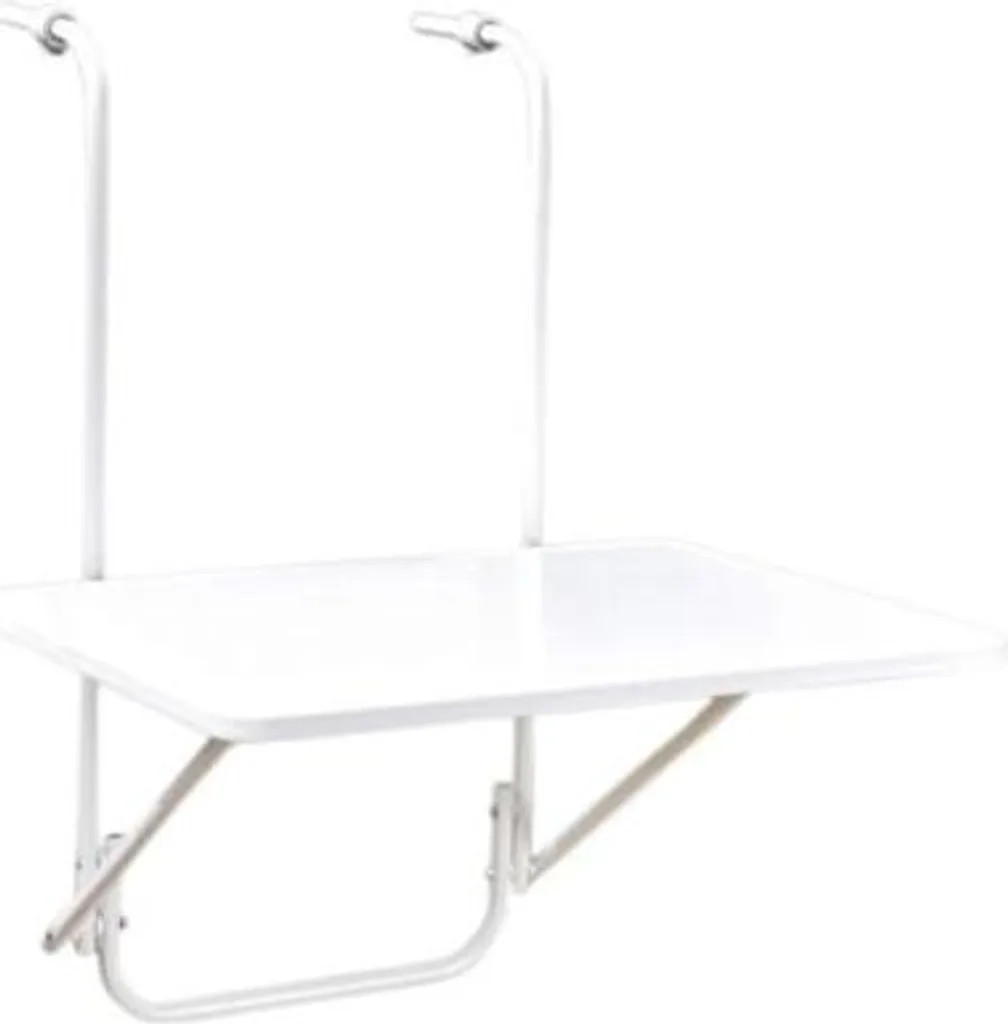 Tablette de balcon DAJAR métal pliable et réglable pour petit espace vert