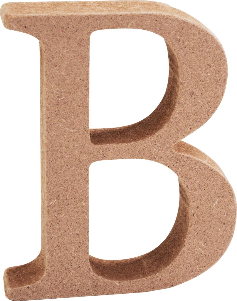 VBS MDF Buchstabe Buchstabe "B" Produktbild 