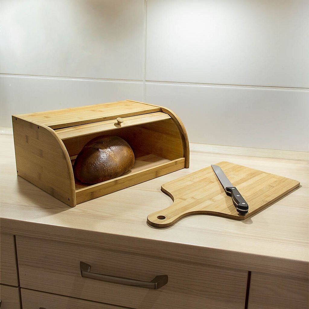relaxdays Brotkasten braun Produktbild 9