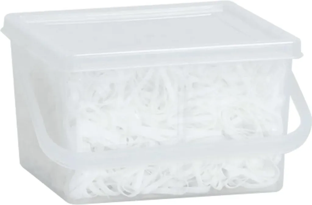 vidaXL Gommini per cavalli 2500 pz. Silicone bianco - 4