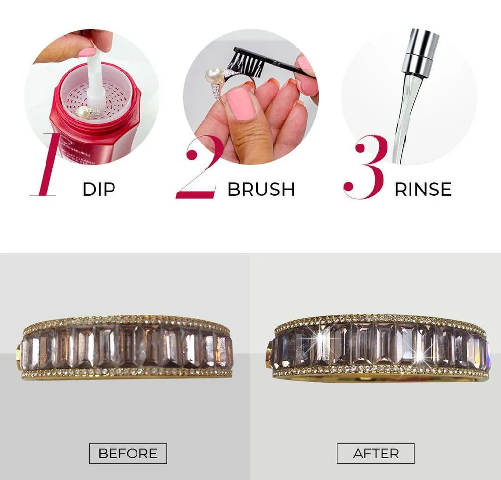 Solution Bijoux Ternis : Nettoyant Efficace pour Or Argent et Gemmes