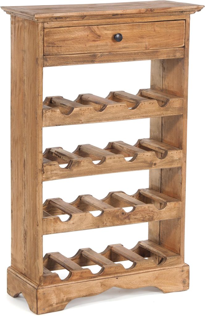 Stojan na víno CORTEZ | 85x55cm(VxŠ) Dřevěný stojan na Obrázek produktu 