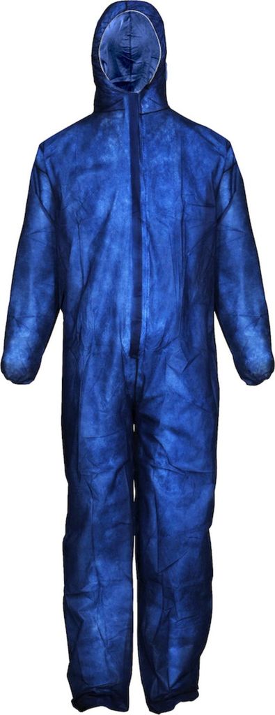 Asatex Schutzoverall, PP, 50g/qm, blau, Gr. XL