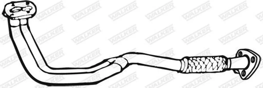 Tuyau d'échappement de remplacement WALKER 02788 pour Marea et Bravo