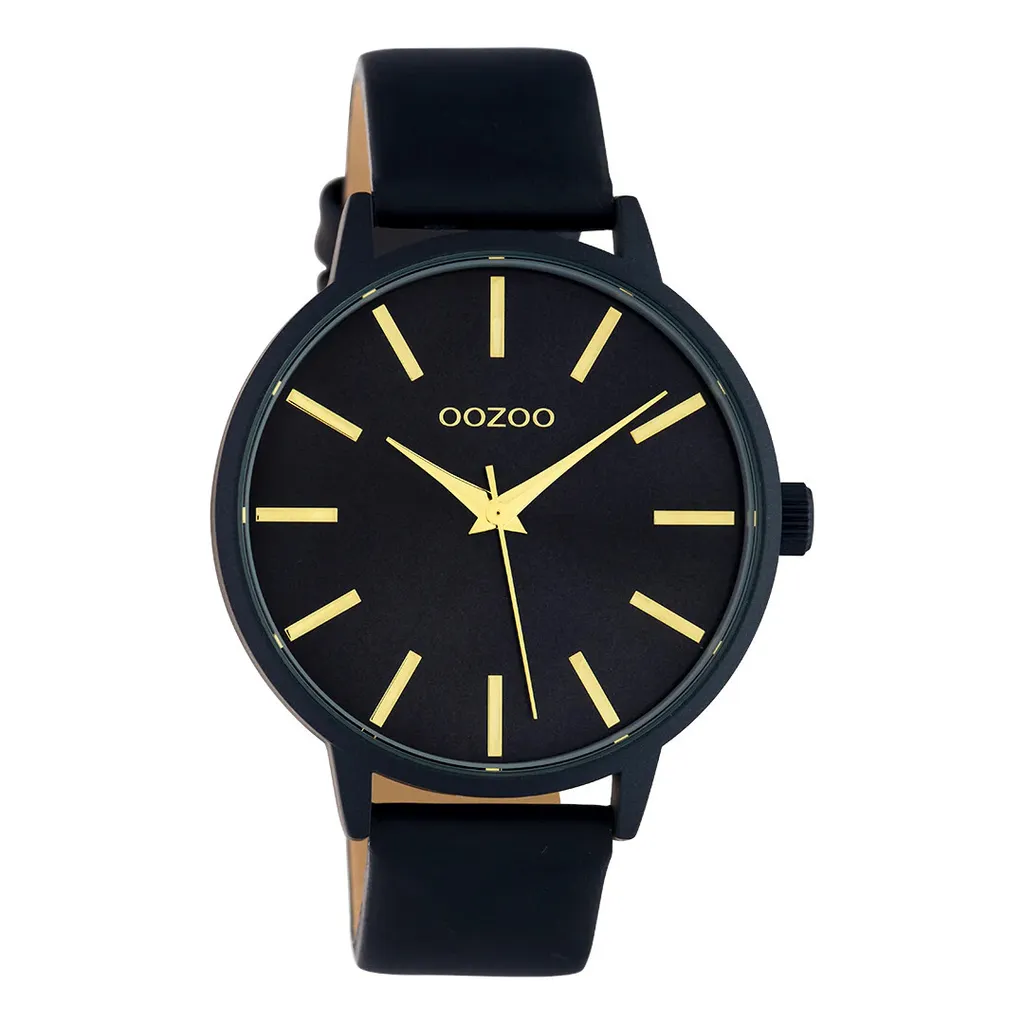 Montre Analogique Femme Oozoo C10619 Bleu Foncé - Design Minimaliste