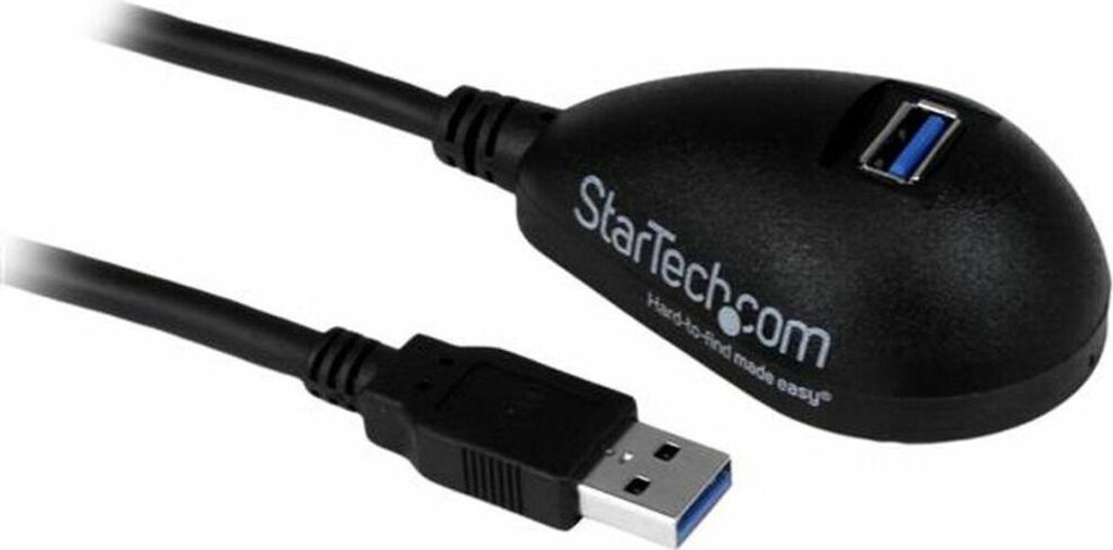 Startech.Com 1.5m Black Desktop Superspeed Usb 3.0 Extension Cable
