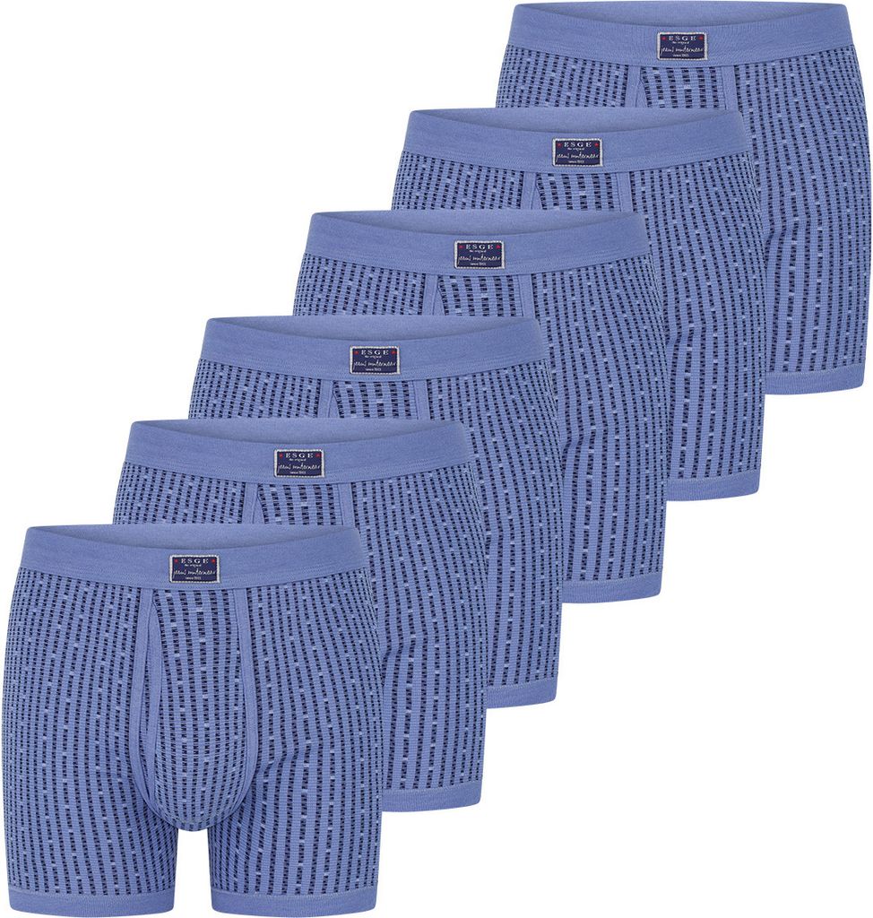 ESGE 6er Pack Jeans Retro Short / Pant Ohne Seitennähte, Weicher Komfortbund und Eingriff, Pflegeleicht und strapazierfähig