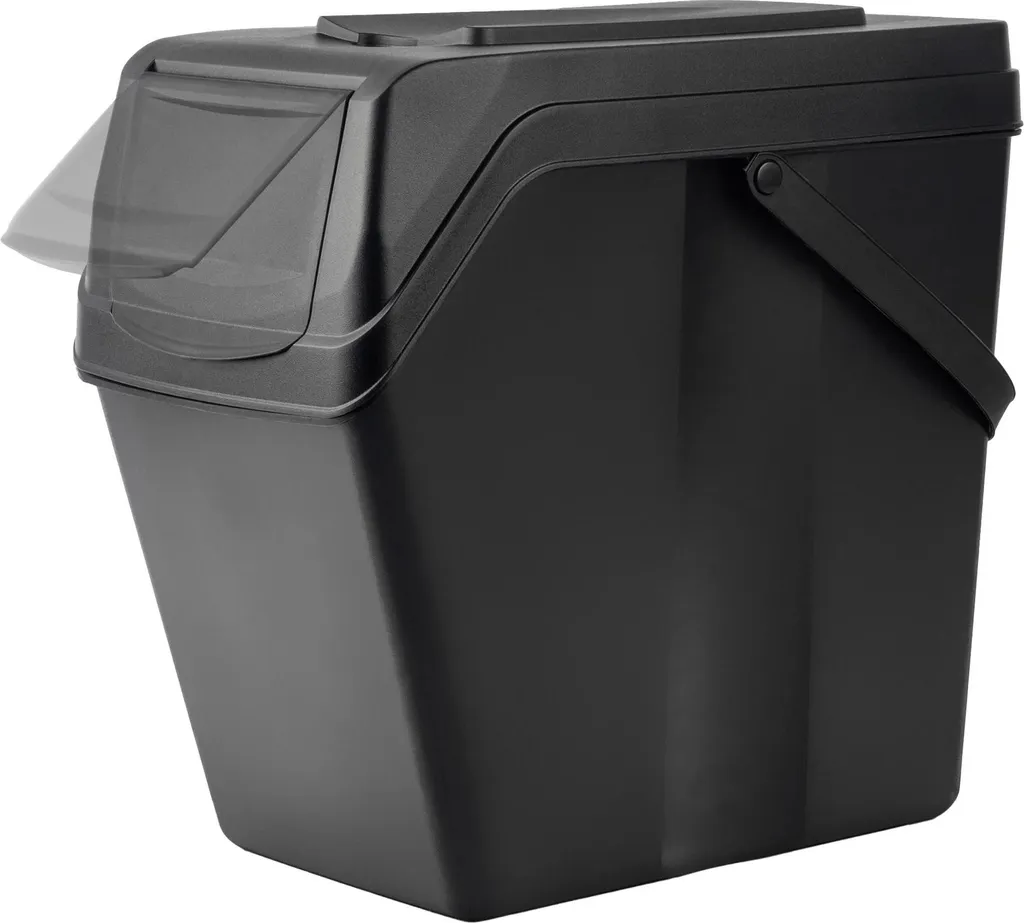 Système de tri des déchets modulable 4 x 25 litres pour tri sélectif 100L