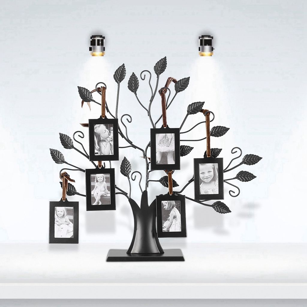 Modische Familie Fotos Frame Display Baum mit hängenden Bildern Frames Home Decor S