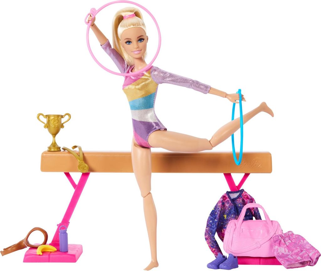 Barbie Gimnastyczka na równoważni HRG52 Zdjęcie produktu 