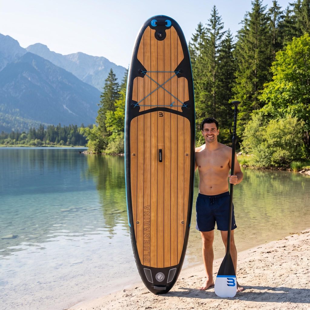 Bluemarina SUP Black Yacht | Stand Up Paddle - Aufblasbar Produktbild 