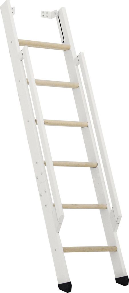 Minka Wangentreppe Strong 152cm max. Geschosshöhe Fichte weiß