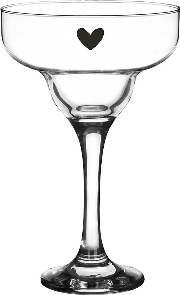Clayre & Eef Martini-Glas 200 ml Glas Herz