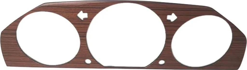Couverture tachymètre Mercedes Classe E W124 en bois Zebrano véritable