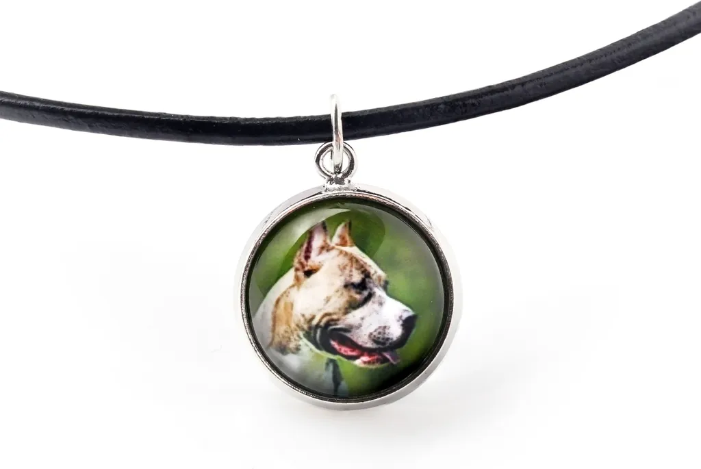 Collana Pitbull Personalizzata con Foto - Gioiello Art-Dog Fatto a Mano