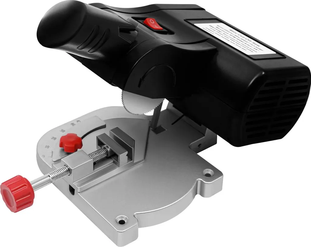 Mini Troncatrice da Banco 90W 6000 Giri - Taglio Precisione Metallo e Legno