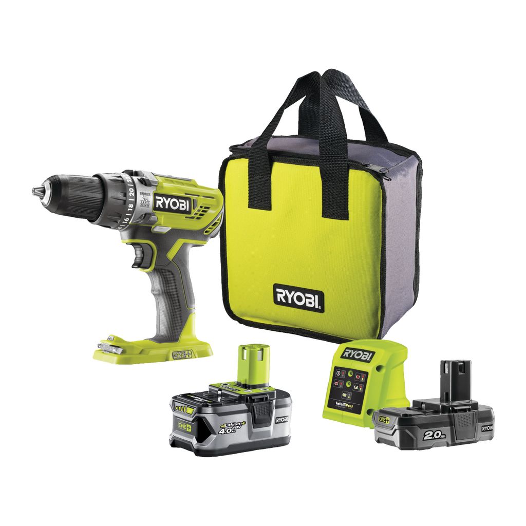 Ryobi R18PD3-0 Bohrschrauber-Schlagbatterie 18 V 50 Nm (4,0 Produktbild 