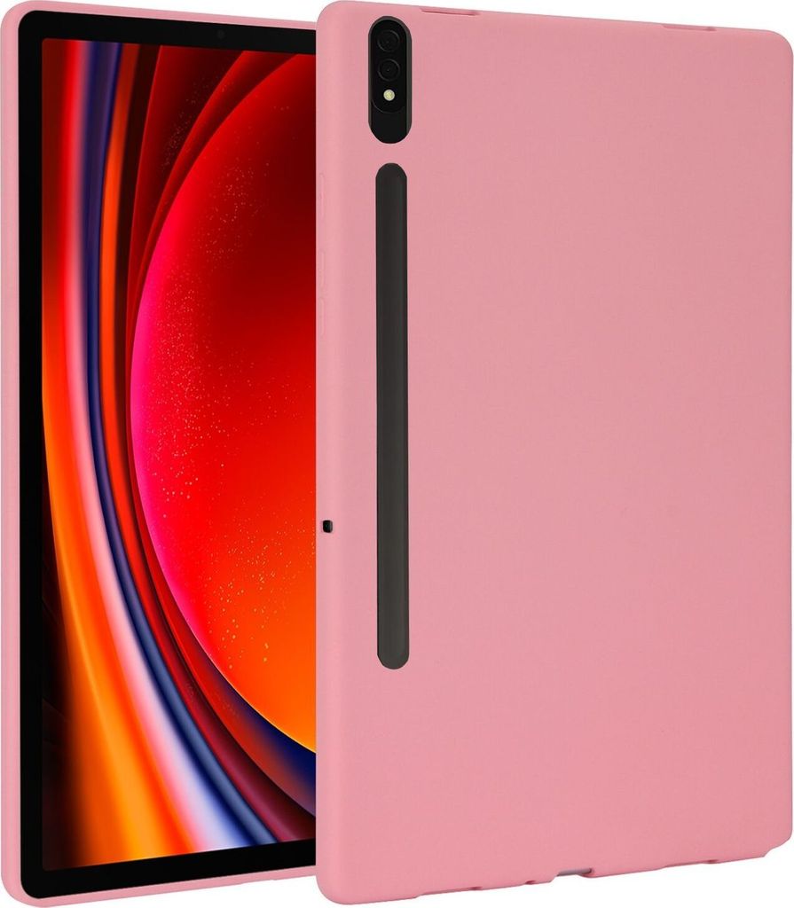 Für Samsung Galaxy Tab S10 Plus / S9 Plus FE Plus / S8 Plus TPU Silikon Hülle Tablet Case Ultra dünn Cover Rosa