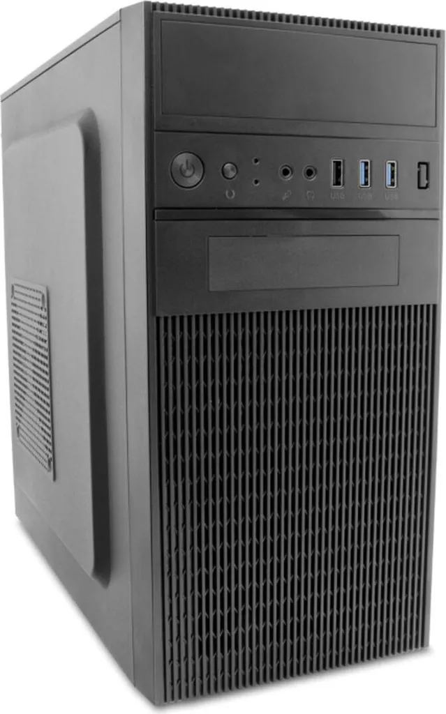 Boîtier Tour PC ATX M580 Coolbox Noir Idéal pour Bureautique Stable