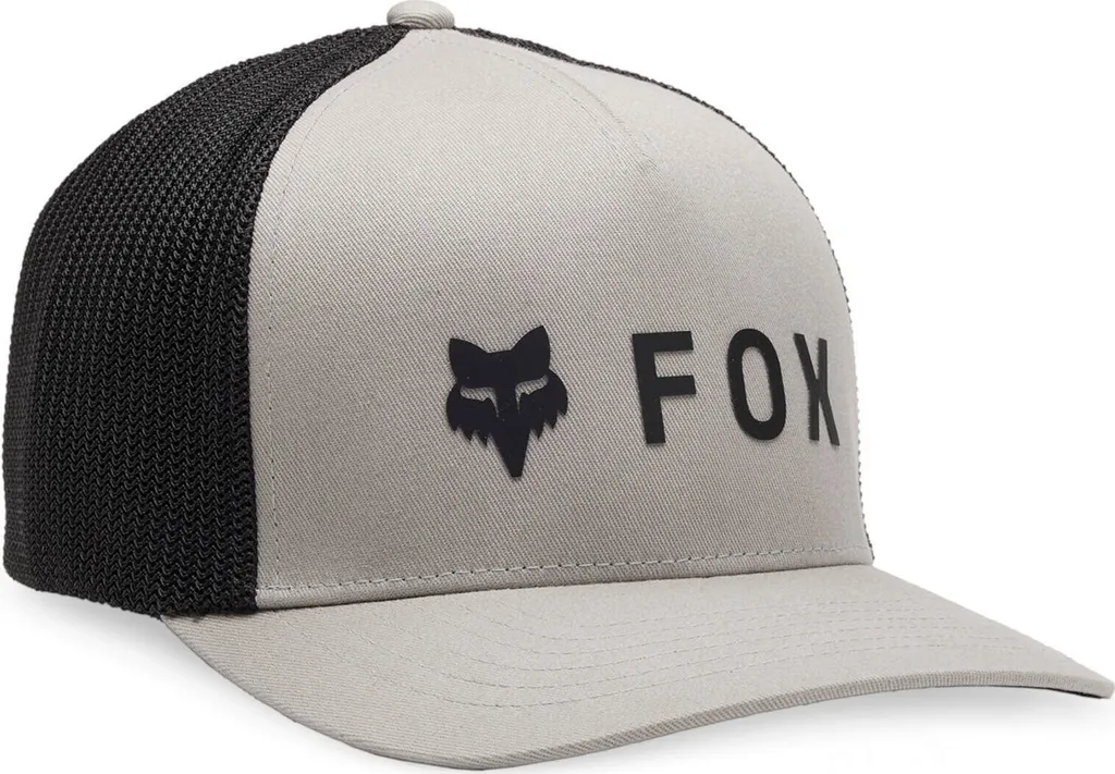 Casquette FOX Absolute Flexfit gris et noir en taille L/XL pour homme