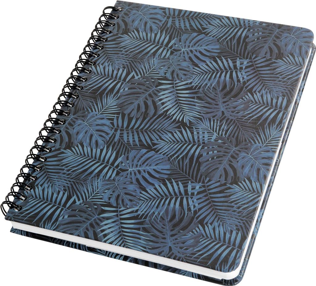 SIGEL JN602 Spiral-Notizbuch Jolie , Hardcover, ca. A5, dotted, schwarz/blau, 120 S.