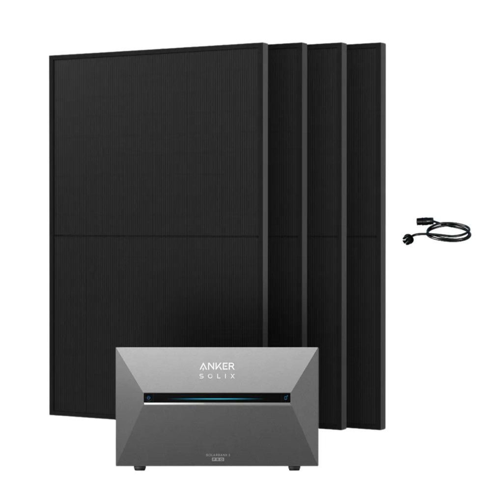 Anker SOLIX Solarbank 3 E2700 Pro mit 2000W Bifazial Solarmodule (bis zu 8 Panels), Energiespeicher 2.688kWh, 4 MPPT (0% MwSt)