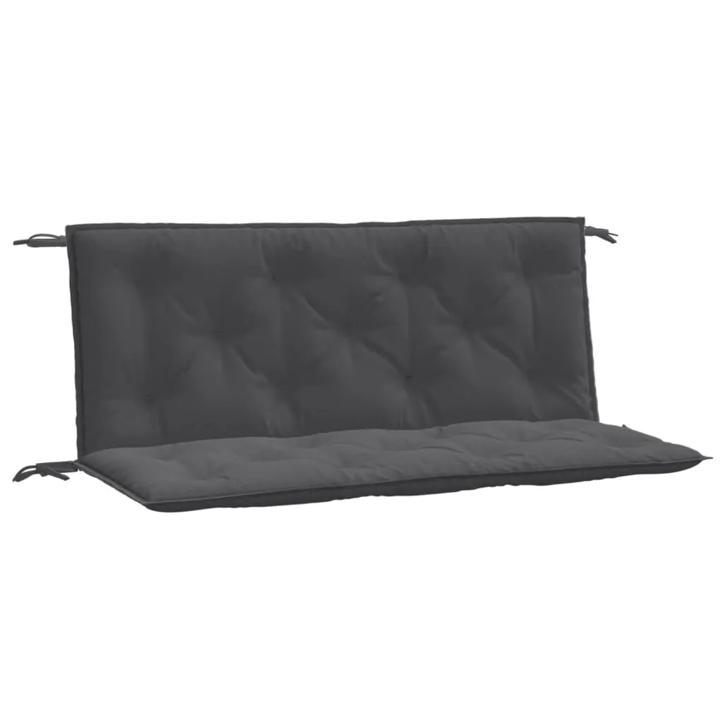 Cuscini per Panca da Giardino 2 pz vidaXL Antracite Melange 120x50x7