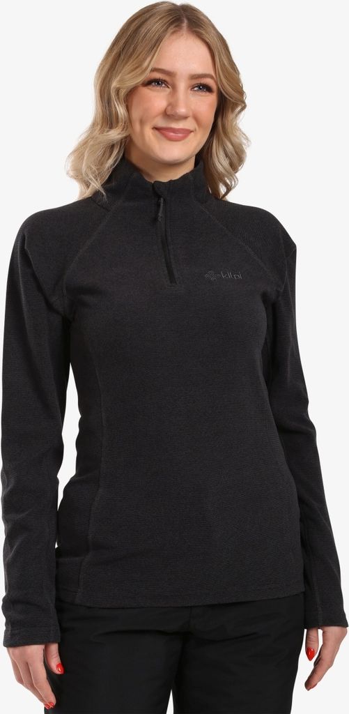 Damen-Fleece-Mittelschicht Kilpi ALMERI-W, SCHWARZ, Größe 36