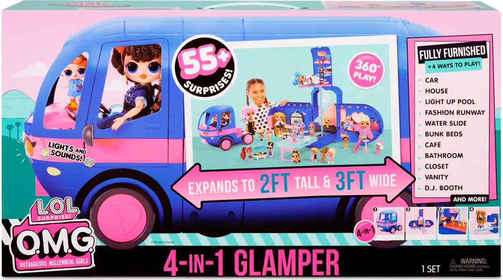MGA L.O.L. Surprise Glamper Caravan OMG 4in1 elektrisch Produktbild 10