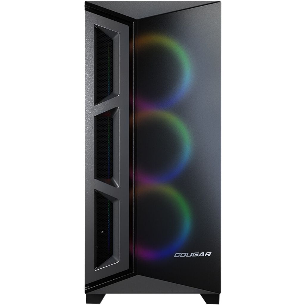 Compucase DarkBlader X5 CGR-5UM3TB-X5-RGB Gaming-Computergehäuse - ATX, EATX, SSI CEB, Micro ATX, Mini ITX Motherboard Supported - Mid-Tower - Geh...