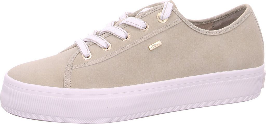 s.Oliver Damenschuhe Schnürschuhe Sportive Sneaker low Grün Freizeit, Schuhgröße:38 EU