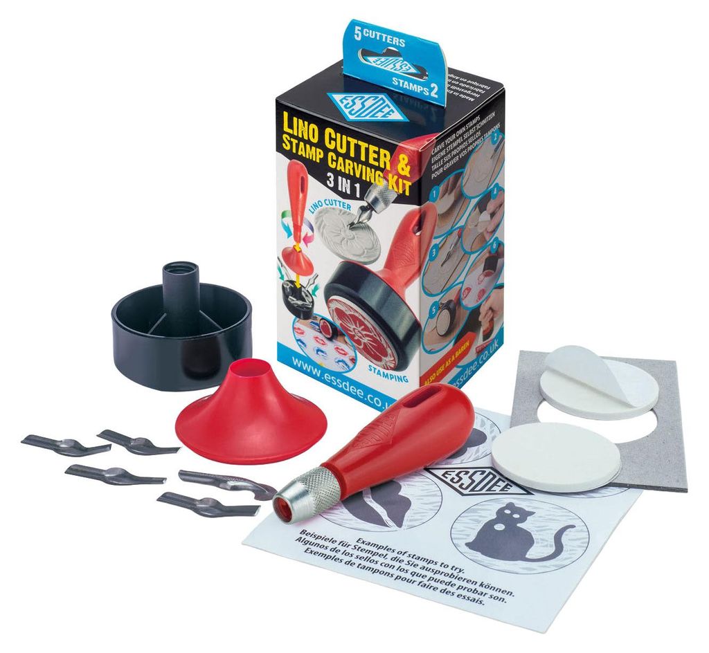 Kit de découpe pour tampons linogravés Essdee 3-en-1 - 5 Image du produit 