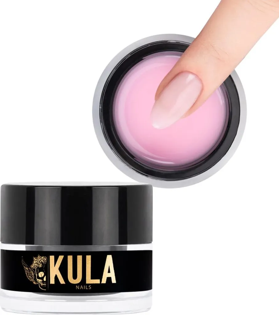 Gel de construction rose bébé 15 g pour manucure professionnelle UV