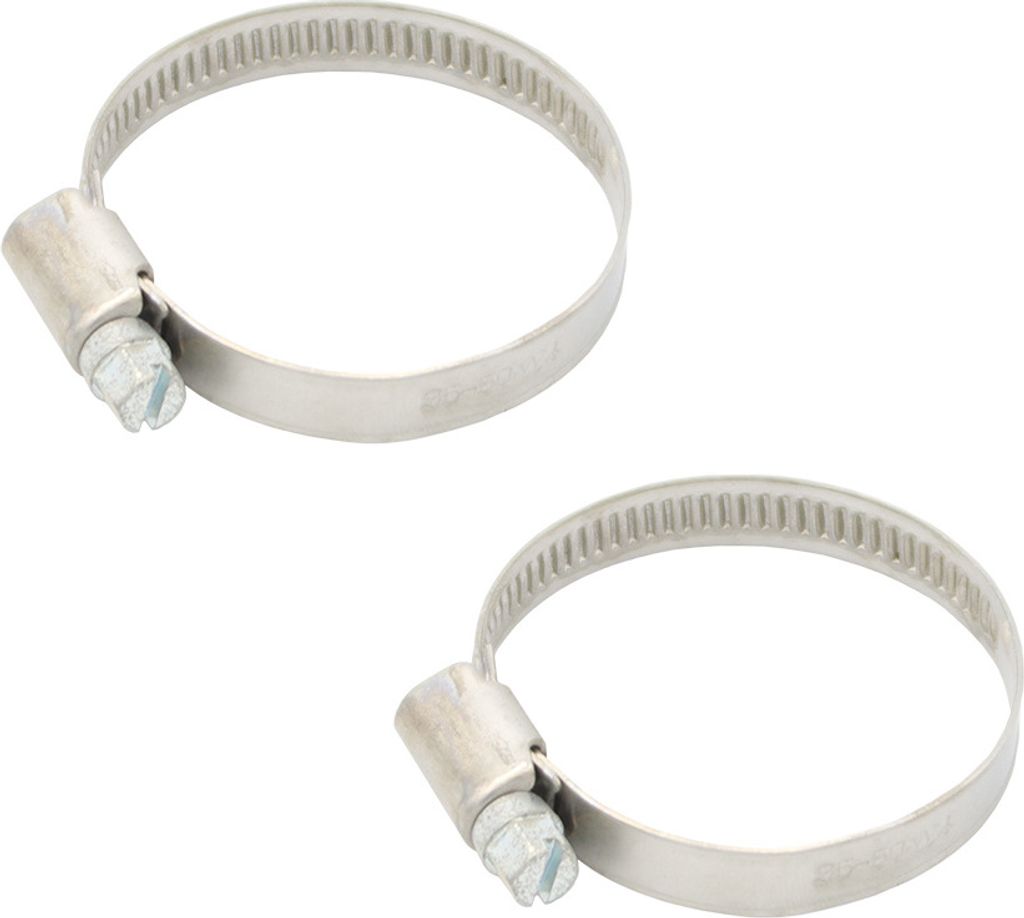 2x Edelstahl Schlauchschelle 35-40mm 1 1/4 Zoll Schlauchklemme