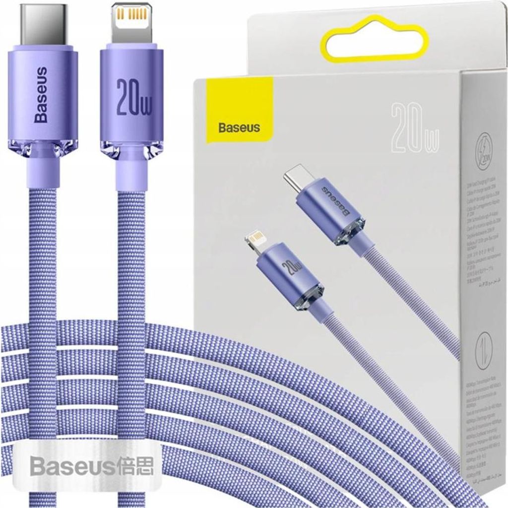 Kabel Usb-C Do Lightning Baseus Crystal, 20W, Pd, 2M Immagine del prodotto 