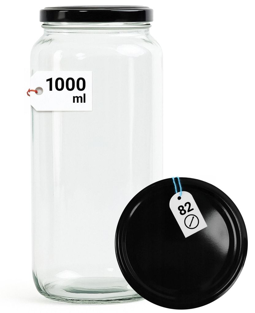 Glas 1000 ml Einkochgläser