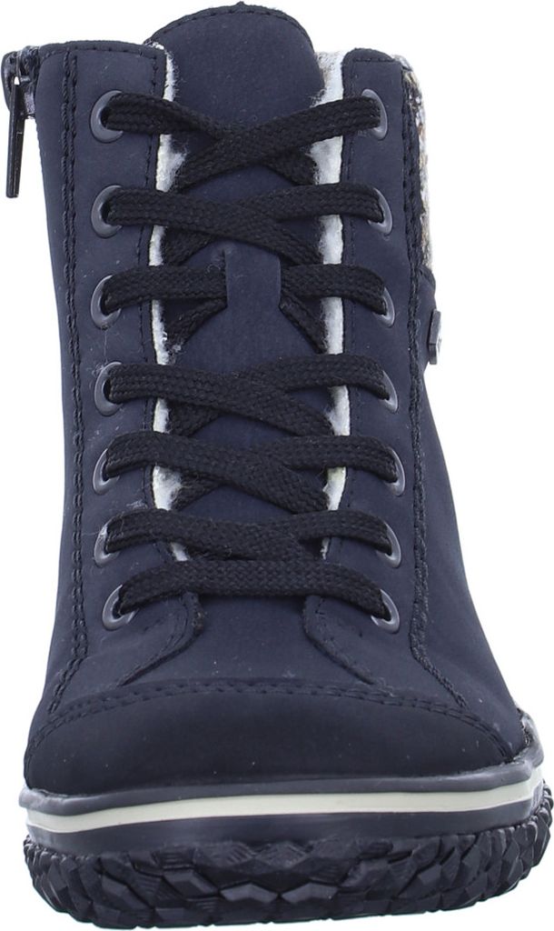 Rieker Stiefelette Blau Flach Stiefeletten Rieker 55002-14 Blau