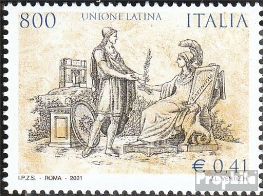 Briefmarken Italien 2001 Mi 2792 (kompl.Ausg.) gestempelt Unione Latina