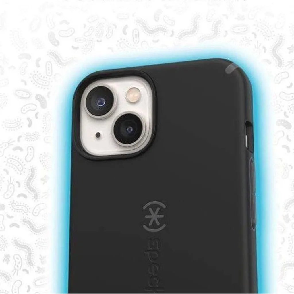Protection iPhone 15 Plus Speck CandyShell Pro MagSafe Antichoc Grise