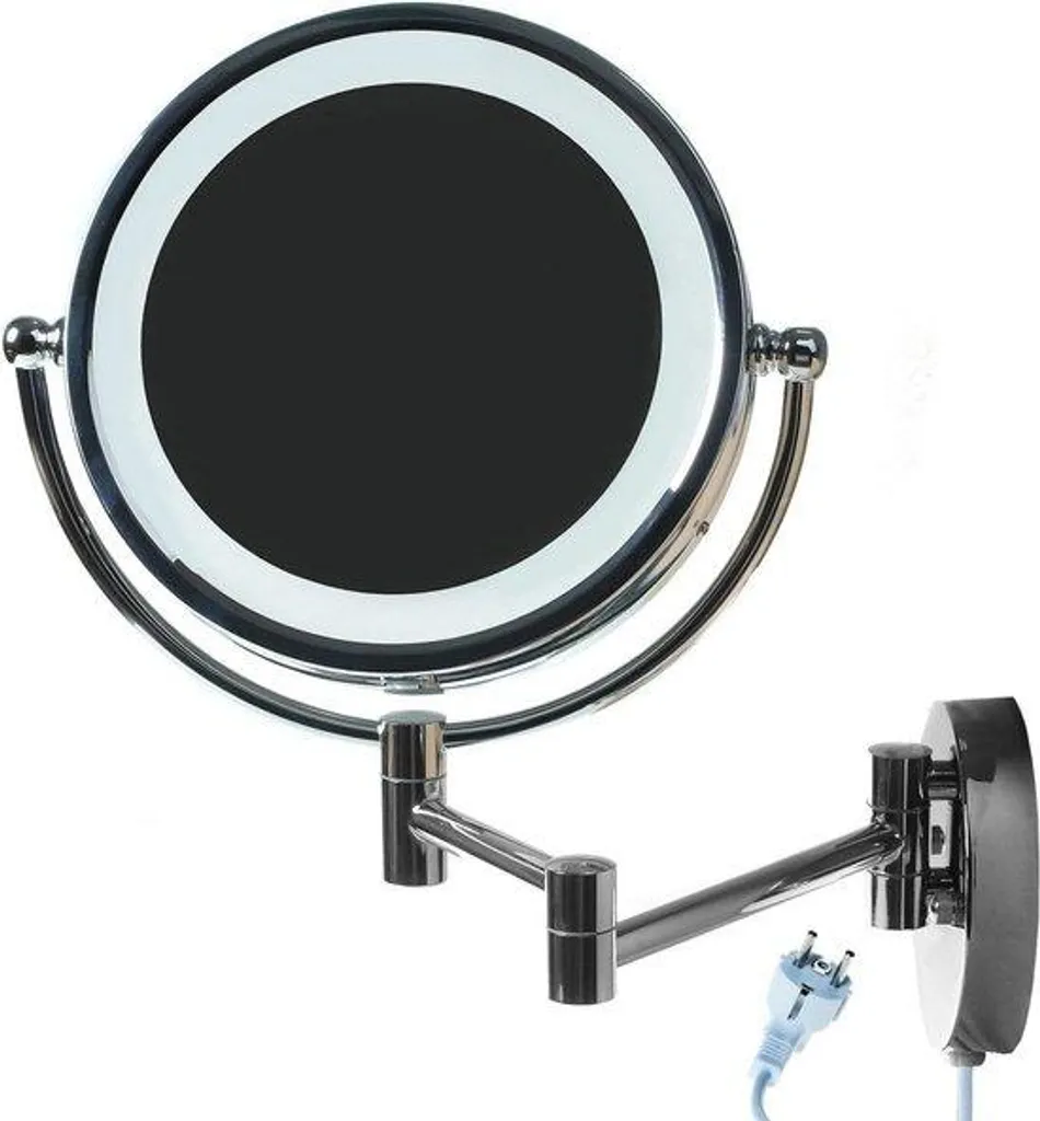 Miroir de salle de bains pour maquillage avec éclairage LED réglable