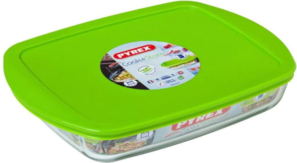 Pyrex Auflaufform mit Deckel - Cook&Store 1,7L 28x20cm - Glas - Vorratsdose
