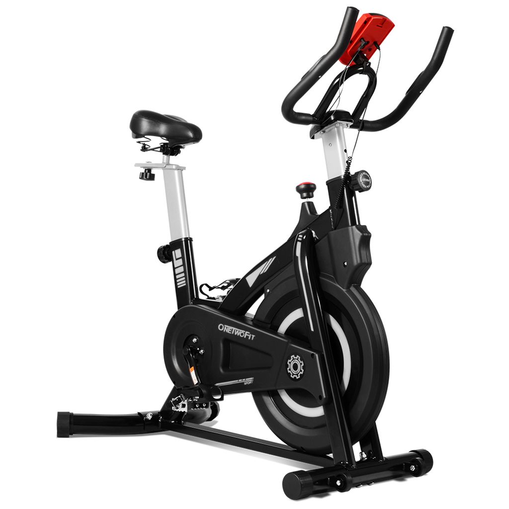 LCD Heimtrainer Fitness Cycling Bike Fahrrad Indoor Hometrainer Ergometer 100KG 