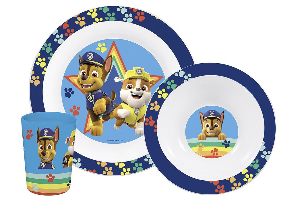 Paw Patrol 3tlg. Frühstücksset Produktbild 