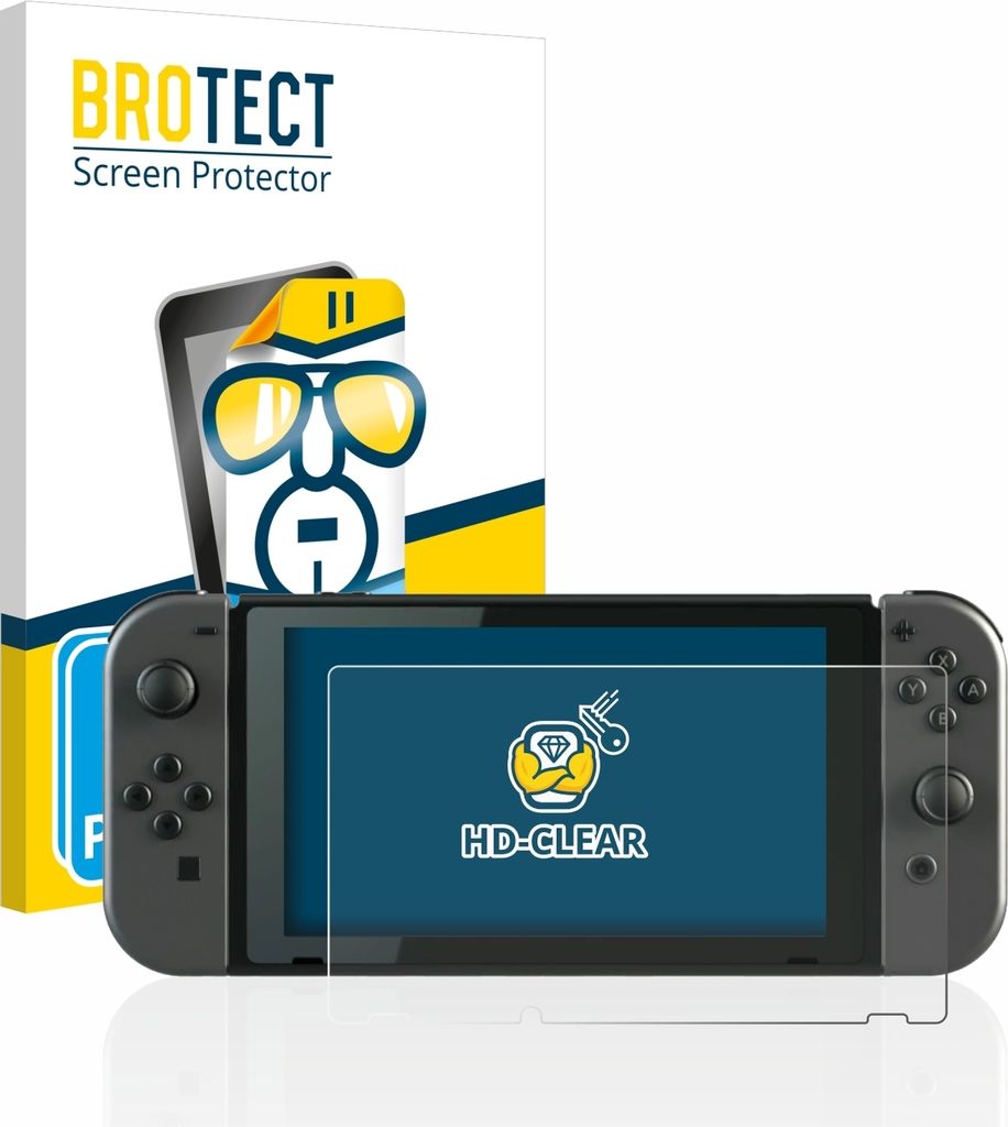 2x Für Nintendo Switch Schutzfolie BROTECT Displayschutz Produktbild 