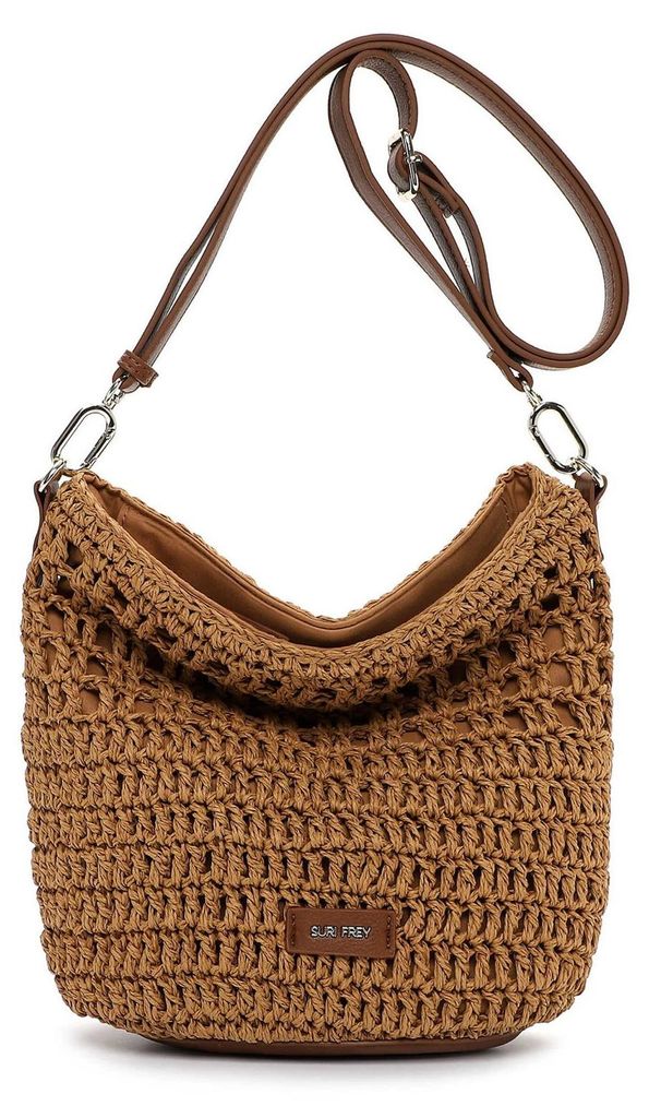 SURI FREY Umhängetasche SFY Marley Crossover Bag Cognac hellbraun